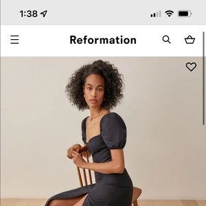 Reformation Denver linen dress